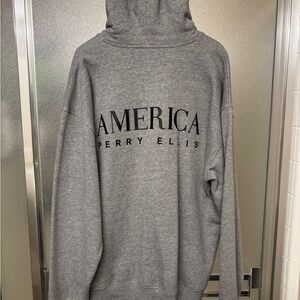 Perry Ellis America Charcoal Hoodie